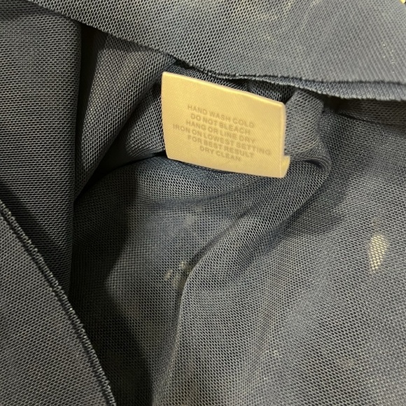 Romeo & Juliet Couture, Rich Navy, Floral Cut-Lace,Unique Design, EUC, Size S - Picture 6 of 14